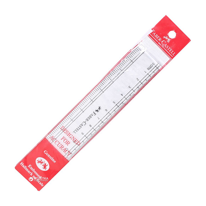 خط کش 15 سانتی فابرکاستل (FABER CASTELL)