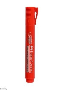 ماژیک نوک گرد قرمز FABER CASTELL 254121 Permanent Marker P20