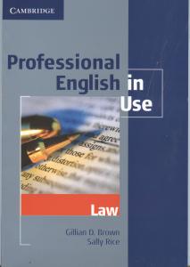 Professional English in Use Law