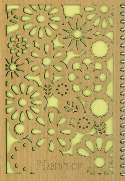 دفتر برنامه ریزی گلبرگ (پلنر سالانه  کد 903)  (سیمی  لیزری چوبی)