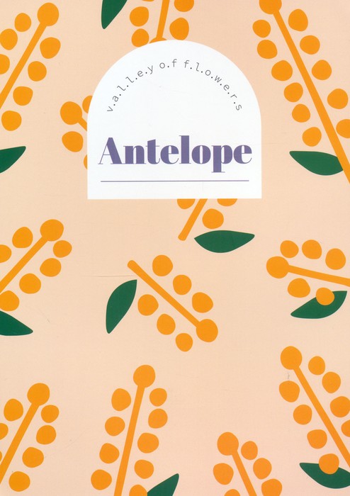 دفتر یادداشت خط دار FLOWER VALLEY (طرح ANTELOPE  کد 752) شومیر رقعی