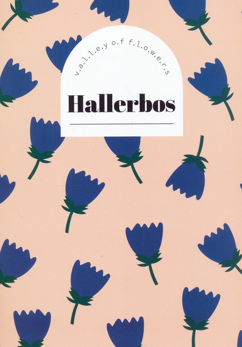 دفتر یادداشت خط دار FLOWER VALLEY (طرح HALLERBOS  کد 745) شومیر رقعی