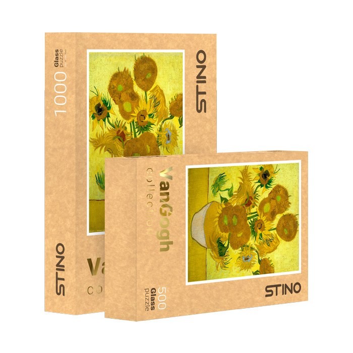 پازل شیشه ای استینو 1000 تکه طرح ونگوگ (کد 12107)