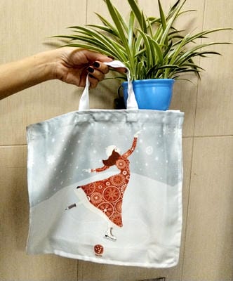 کیف پارچه ای قدیما 32 در 32 (کد KH703) (چند طرح)