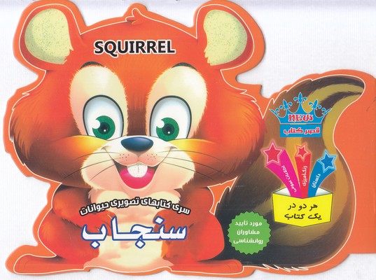کتاب تصویری حیوانات  سنجاب