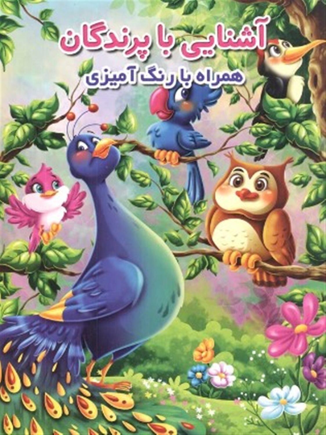 رنگ آمیزی آشنایی با پرندگان